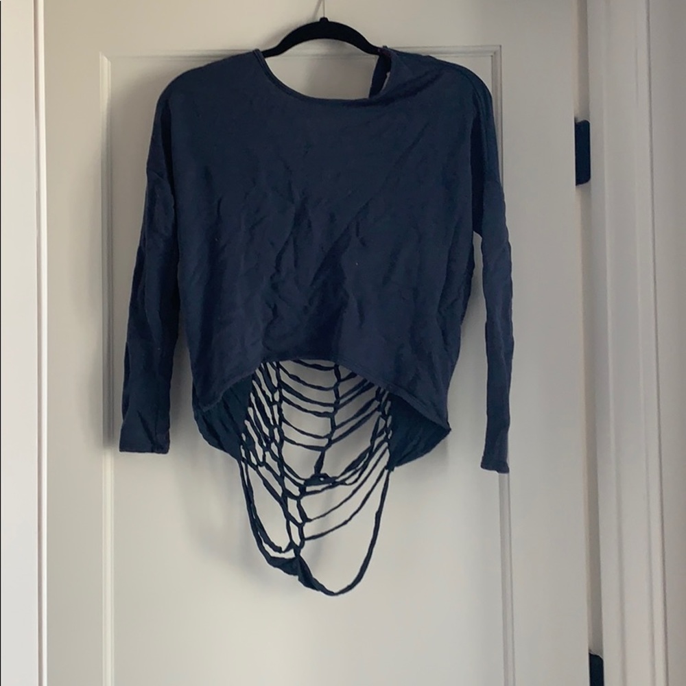 Blue long sleeve shirt
